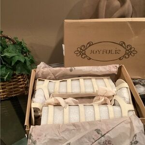 Joyfolie Cream Kids Sandals